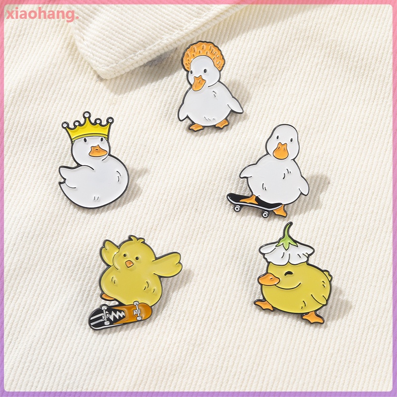 Ghim Cài Áo Hình Vịt Hoạt Hình Dễ Thương