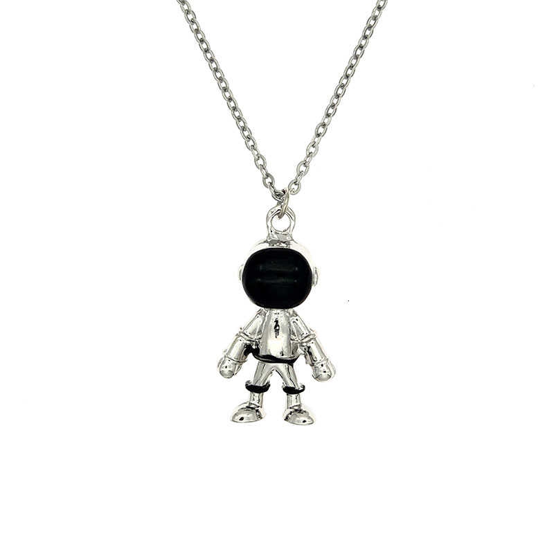 Dây chuyền thép titan họa tiết phi hành gia 1309s