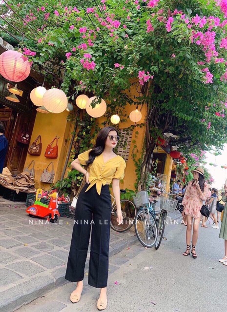 Set Áo Quần Ống Rộng Áo croptop | BigBuy360 - bigbuy360.vn
