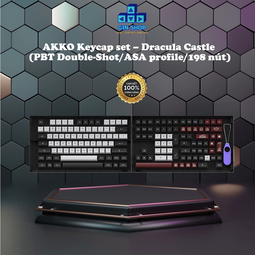 Nút bàn phím AKKO Keycap set – Dracula Castle