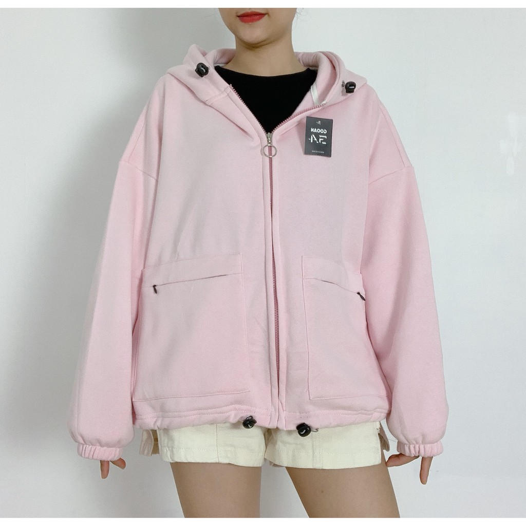 Áo khoác nữ nỉ chống nắng form rộng Popy ulzzang unisex -Gooan | BigBuy360 - bigbuy360.vn