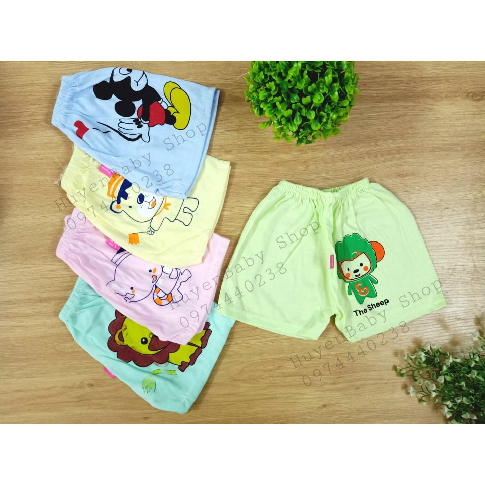 (Giá tốt nhất) Quần đùi chục cotton in hình cho bé - Carter