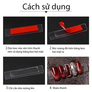 Thanh gắn móng mẫu nail