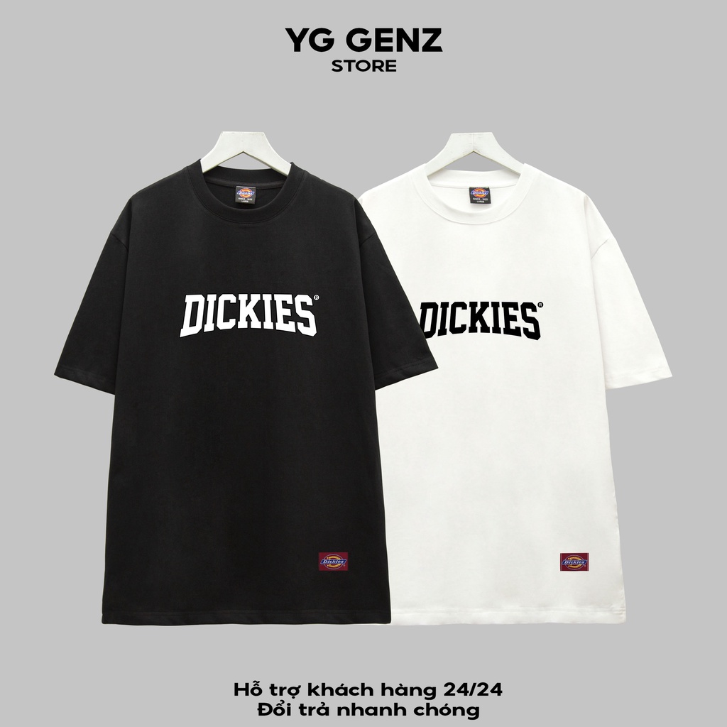 Áo thun DICKIES BASIC CONG YGGENZ shop , Áo thun unisex nam nữ from rộng oversize chất liệu cotton 100%