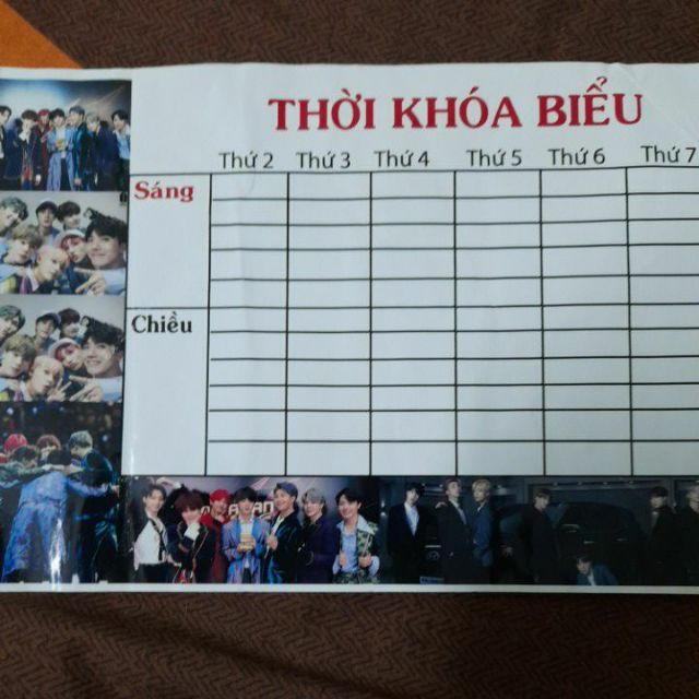 Thời khóa biểu BTS