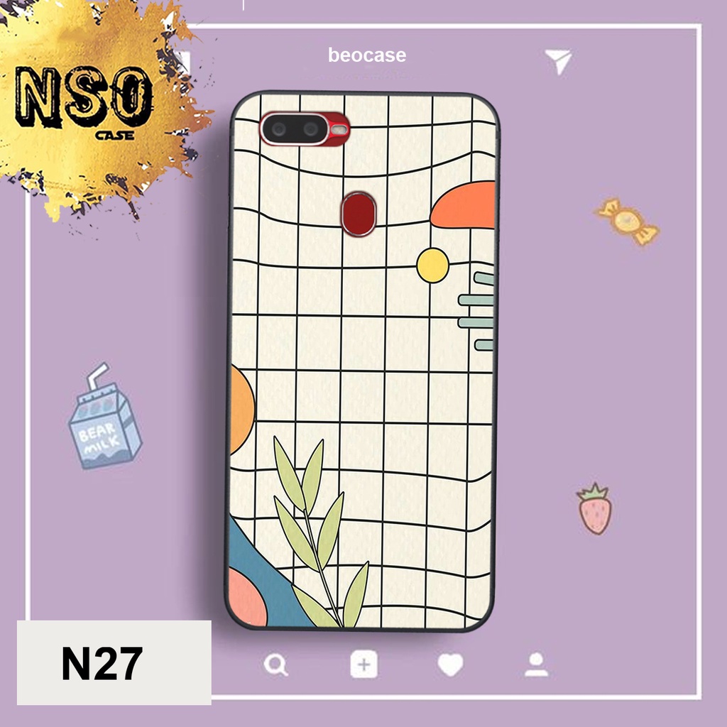 HÀNG NEW  Ốp Oppo A5S - Oppo A7 - Oppo F9 - Oppo A12 In Hình họa tiết đơn giản đẹp
