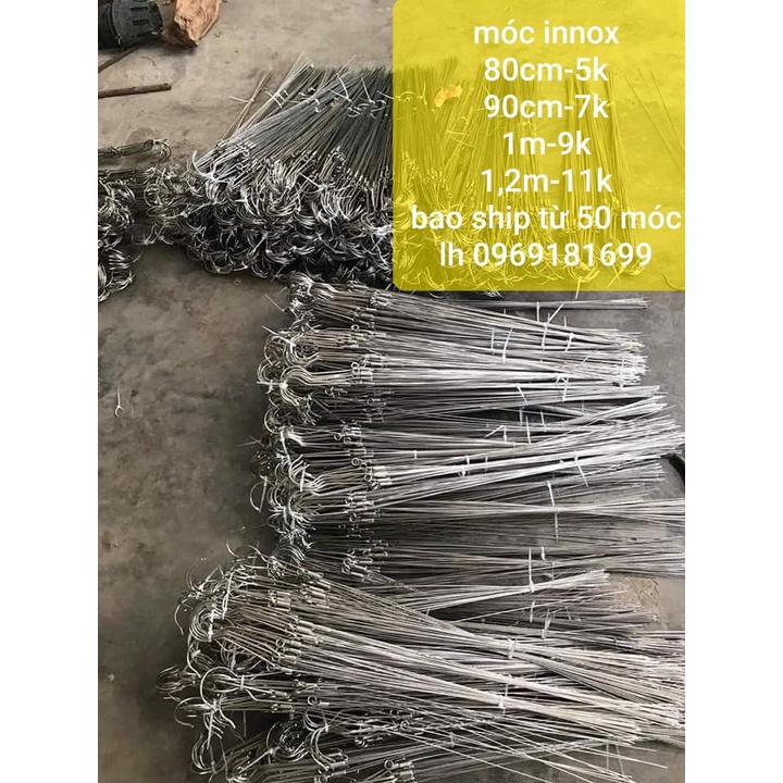 Móc treo chậu lan inoc-kẽm-bọc nhựa dài {70cm,80cm,90cm,1m,1,1m,1,2m