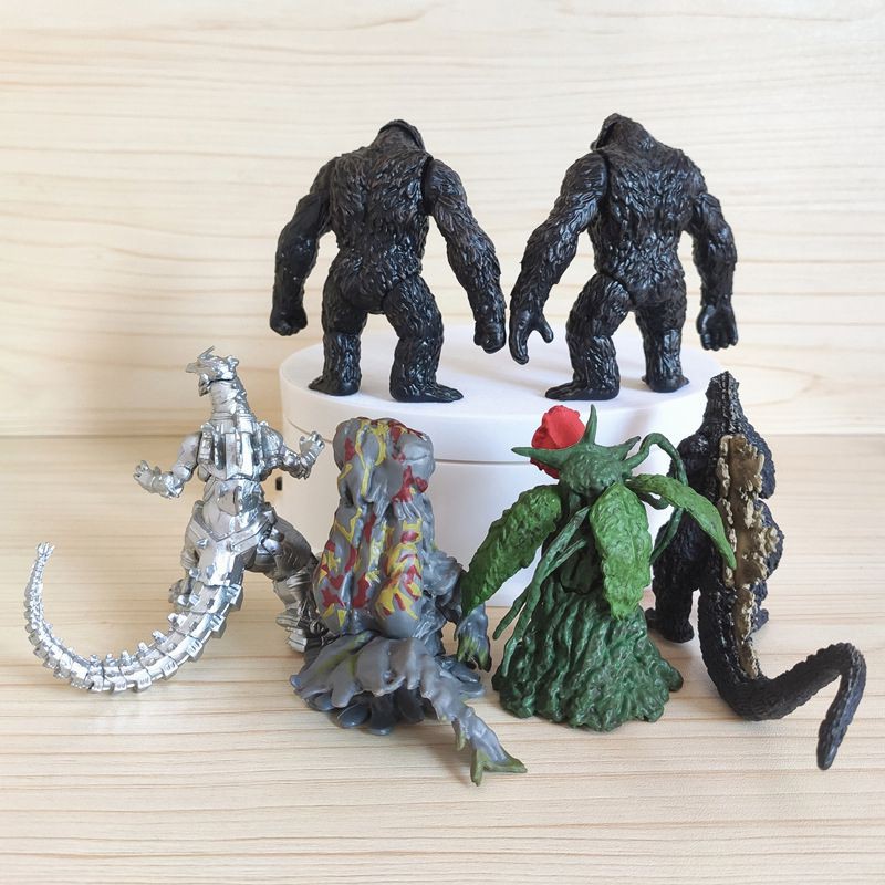 Set 6 Mô Hình Nhân Vật Godzilla Vs. King Kong Trong Phim Godzilla 2021