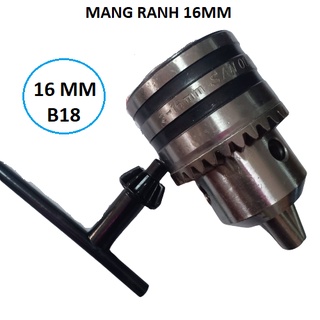 Đầu Mang Ranh Kẹp Mũi Khoan 3- 16mm - Trục côn lắp cho máy khoan cần,khoan bàn