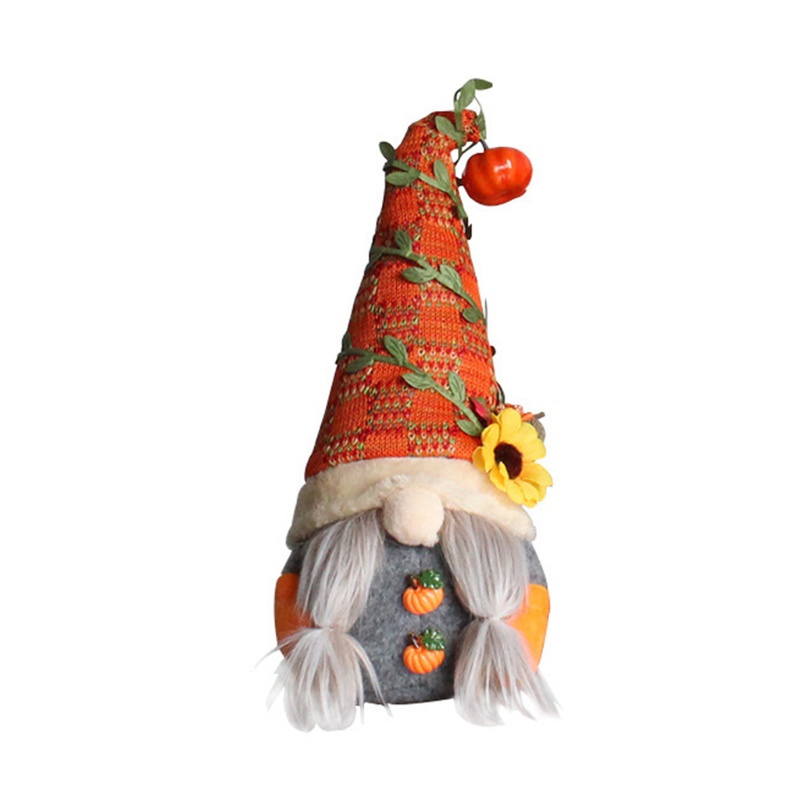 Aoto Fall Gnome Trang Trí Hình Bí Ngô Hoa Hướng Dương Mùa Thu Swedish Nisse Tomte Elf Dwarf