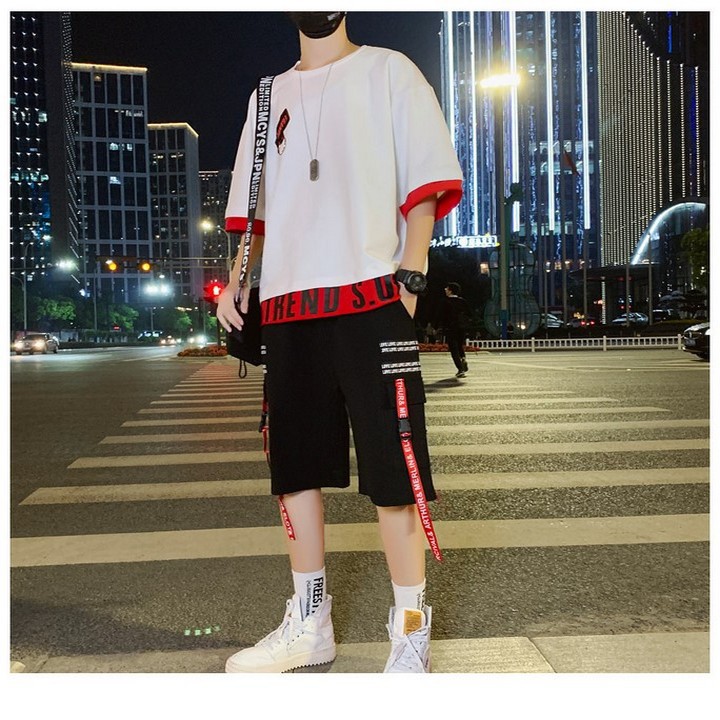 Bộ Nam Thể Thao Cộc Tay Trend Up | BigBuy360 - bigbuy360.vn