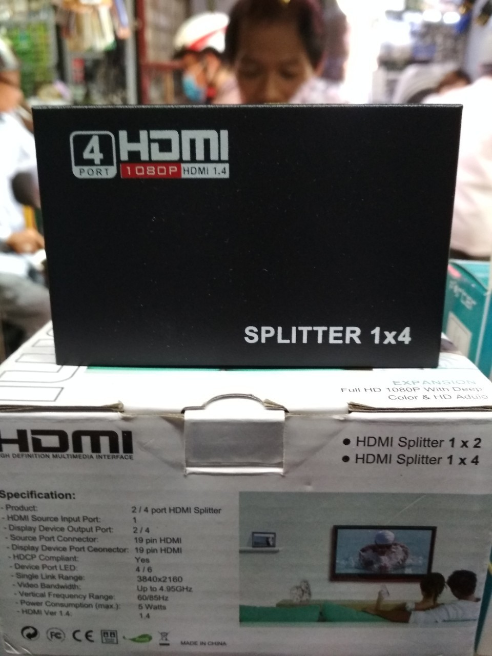 Bộ chia HDMI 1 ra 4 HDMI SPLITTER 1 TO 4