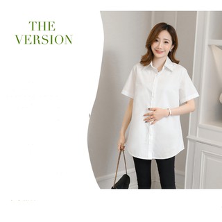 Áo bầu hè thu sơ mi công sở AB1268