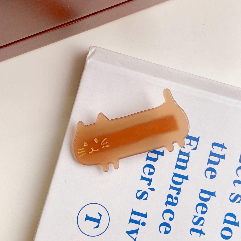 JARRED Kẹp Tóc Hình Mèo Hoạt Hình Dễ Thương Cho Nữ