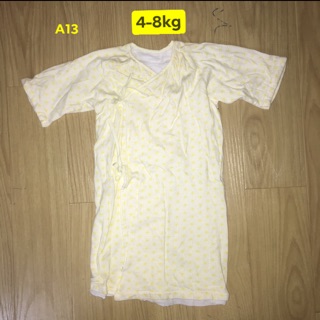 QA01 Áo sơ sinh cột dây dáng dài cho bé ( đồ si tuyển)