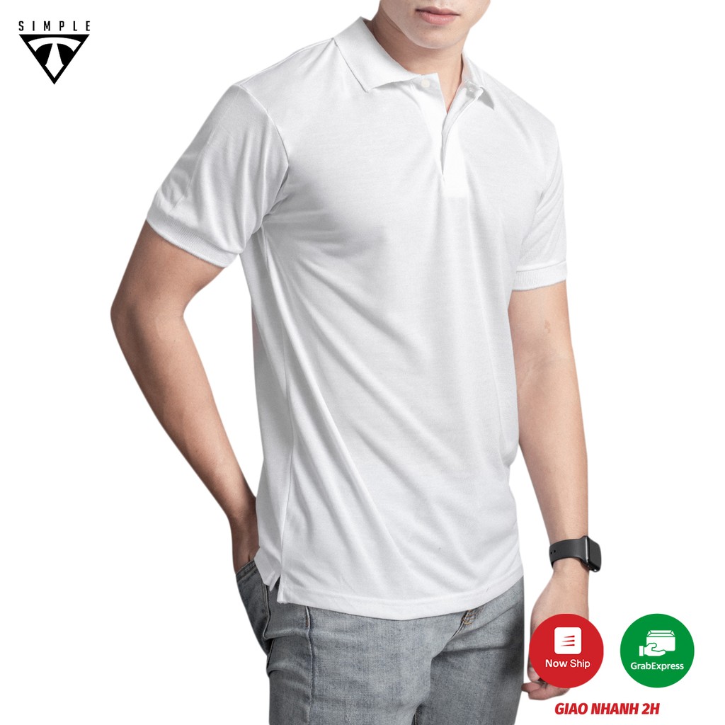 Áo Polo Nam cổ bẻ TSIMPLE cổ trụ tay lỡ vải thun cá sấu Cotton thời trang, chuẩn form, sang trọng lịch lãm màu Rêu | WebRaoVat - webraovat.net.vn