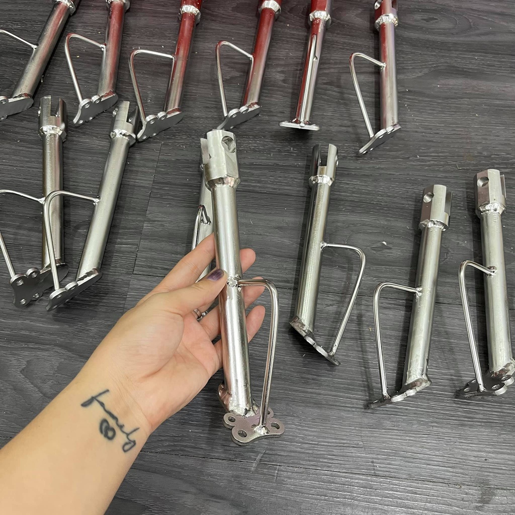 Chân chống nghiêng TBT tặng lò xo chống inox 304 dành cho ex135 ex150 winner vairo và các loại xe