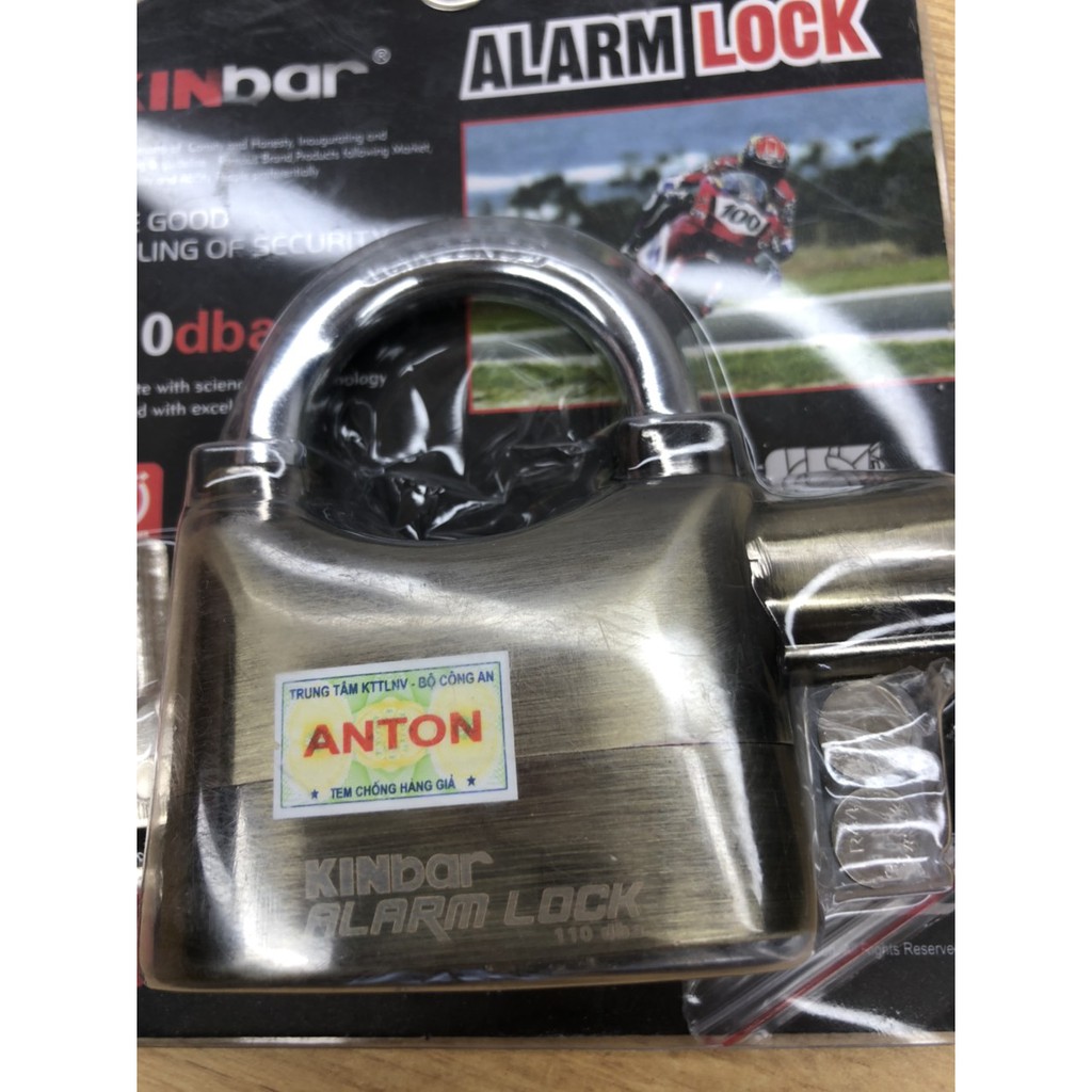 Ổ khóa hú chống trộm cao cấp Kinbar Alam Lock