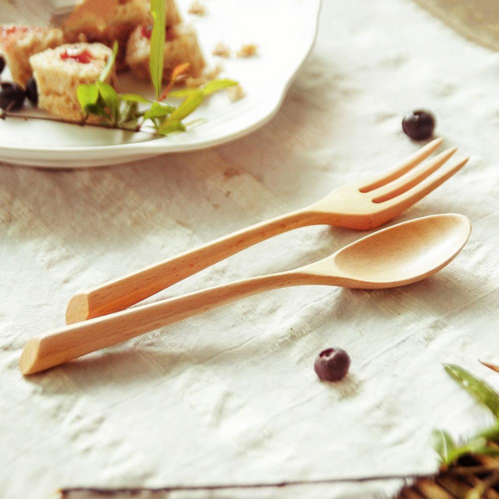 YIYU Muỗng Gỗ Thân Thiện Với Môi Trường