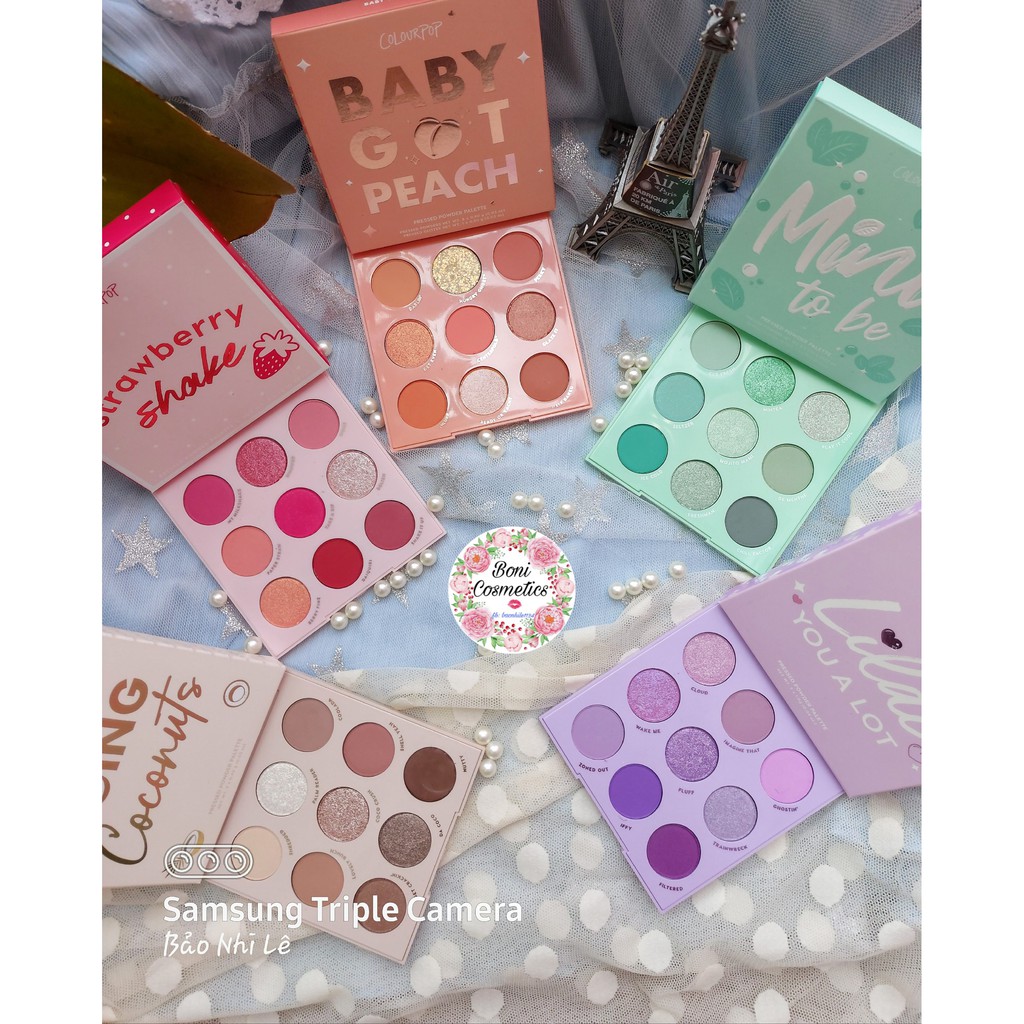 [CÓ SẴN-XEM LƯU Ý] Bảng phấn mắt Colourpop 9ô (Main Squeeze, Strawberry, Orange, Baby Got Peach, Honey, Lilac...) | BigBuy360 - bigbuy360.vn