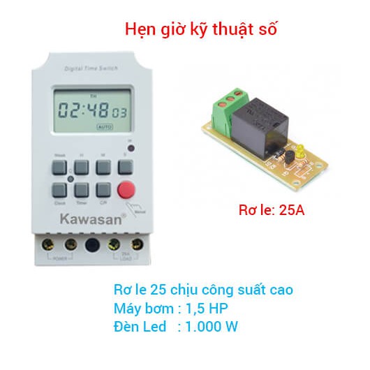 Công tắc hẹn giờ kỹ thuật số KW-TS17S