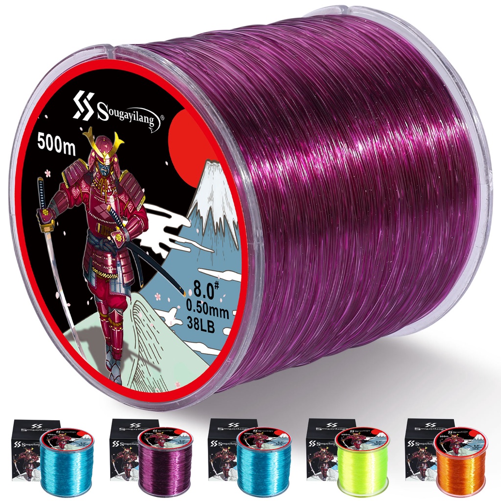 Dây câu SOUGAYILANG 500m 7-38lb bề mặt nhẵn tiện lợi