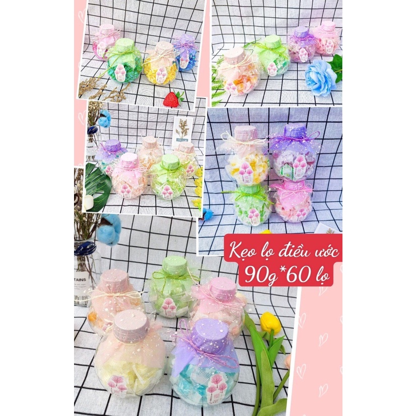 Kẹo lọ điều ước hình tròn 27k/lọ 90g
