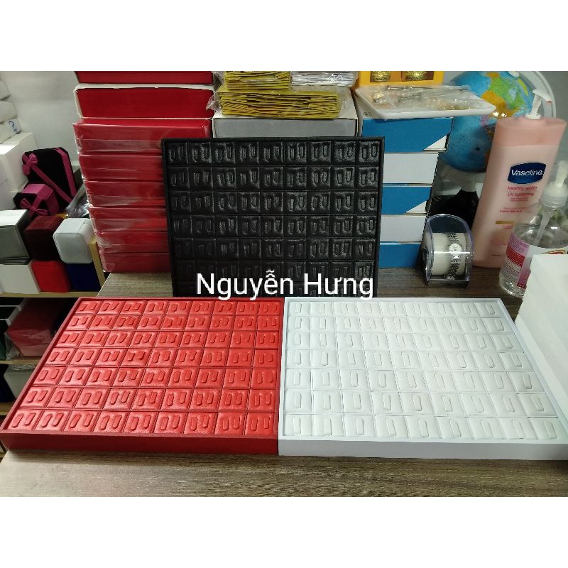 kha trưng nhẫn bằng da 1 móc và 2 móc