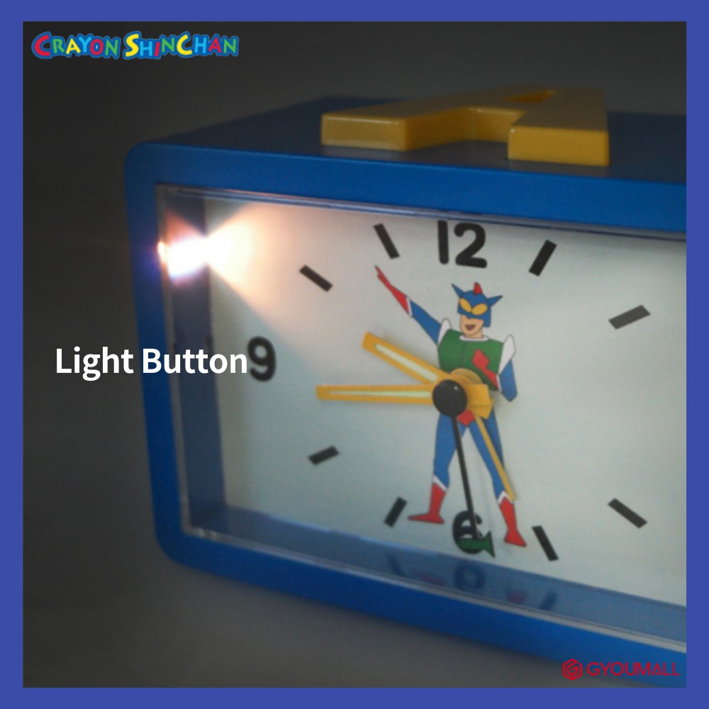 Đồng hồ báo thức để bàn hình mặt nạ cậu bé shin chan / shin chan