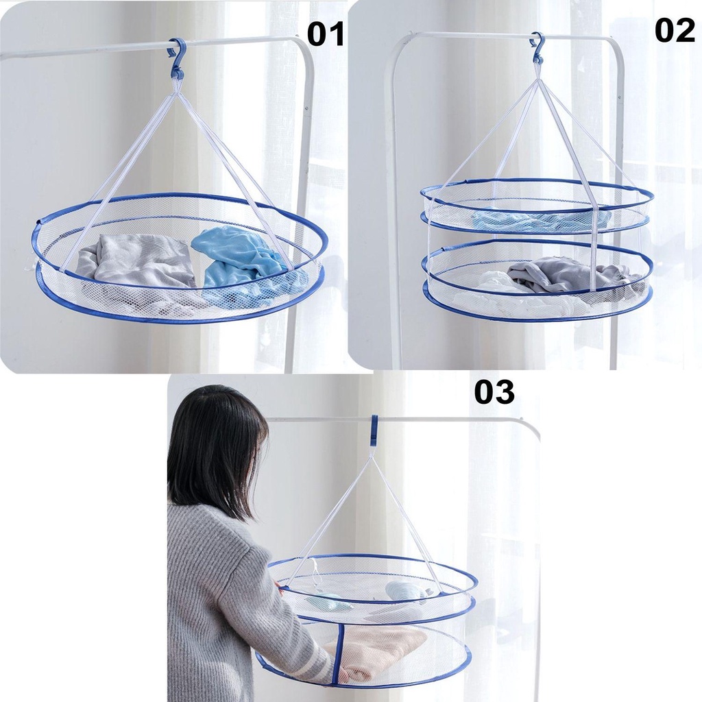 Giỏ Phơi Vớ / Cardigan Dày Dặn Chống Biến Dạng Tiện Dụng