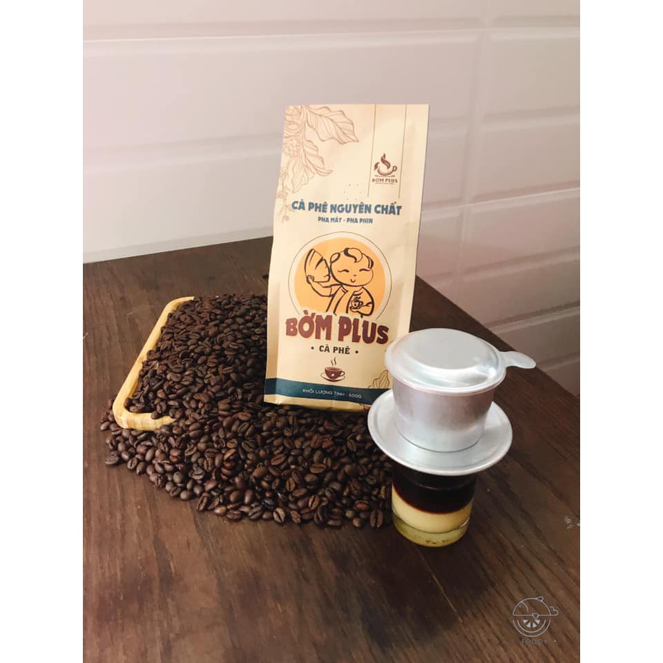 Cà phê Nguyên chất - Robusta rang mộc - tỷ lệ trái chín lên đến 98% CỦA NHÀ BỜM PLUSS