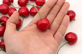 Trái cherry đỏ phụ kiện chụp ảnh sản phẩm