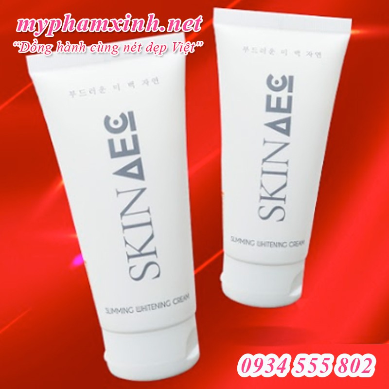 Kem tan mỡ Skin Aec Sliming White Cream 180ml
