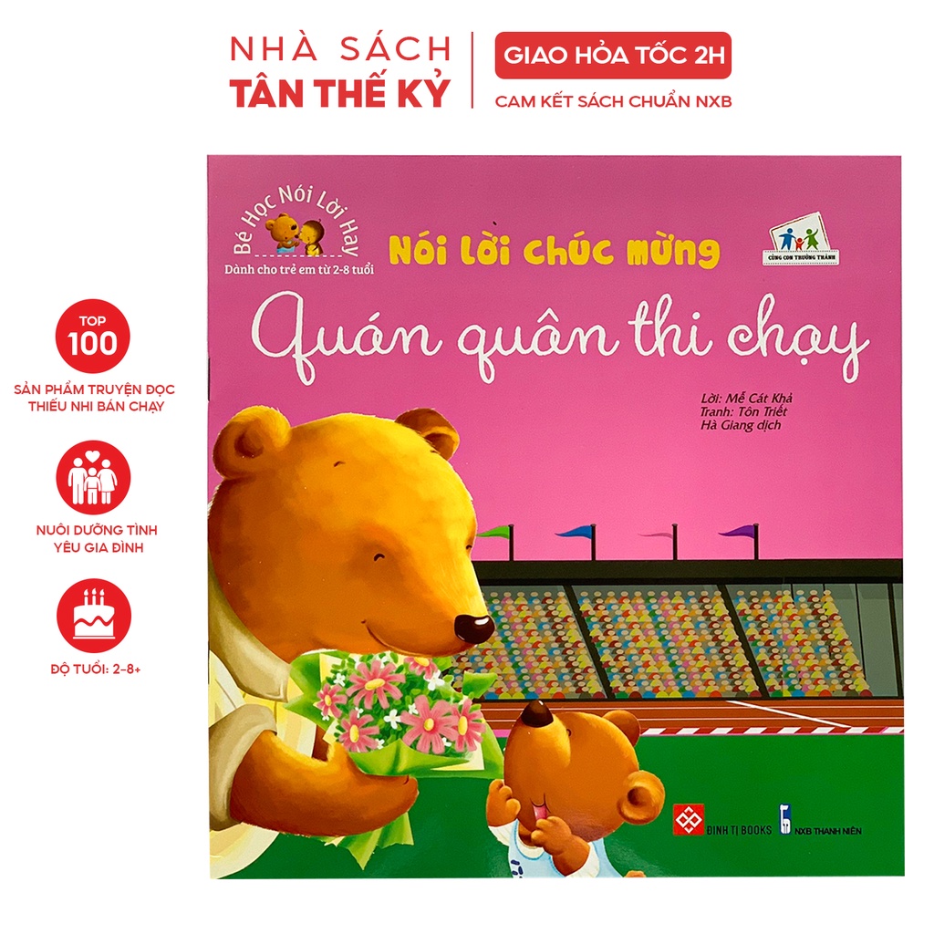 Sách Bé học nói lời hay rèn luyện kỹ năng ứng xử cho bé 28 tuổi (Lẻ cuốn)