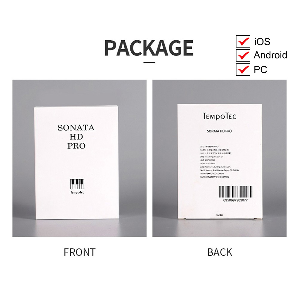 Thiết bị chuyển đổi bộ khuếch đại âm thanh tai nghe TempoTec SONATA HD PRO TYPE C TO 3.5MM DSD256 cho Android/iPhone DAC