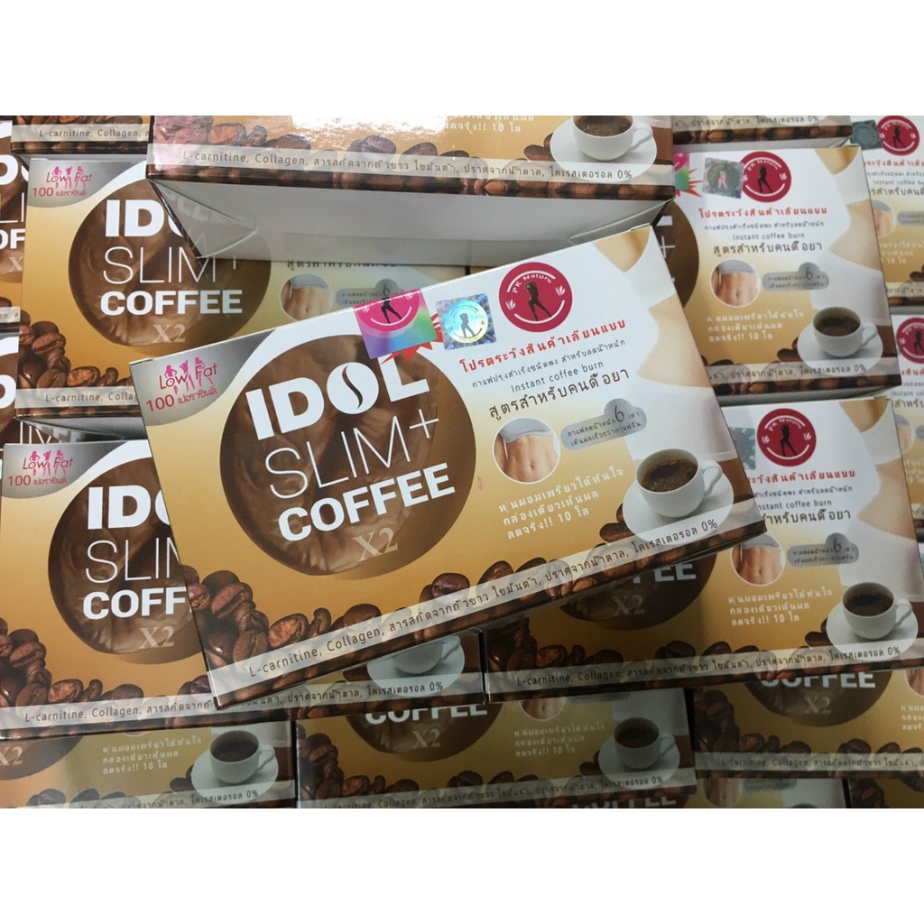 CÀ PHÊ GIẢM CÂN IDOL SLIM+ COFFEE X2 THÁI LAN