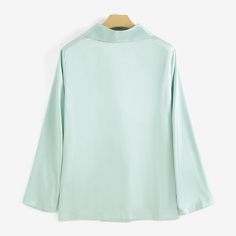 Áo kiểu Zanzea tay dài cổ bẻ cài nút thời trang dành cho nữ