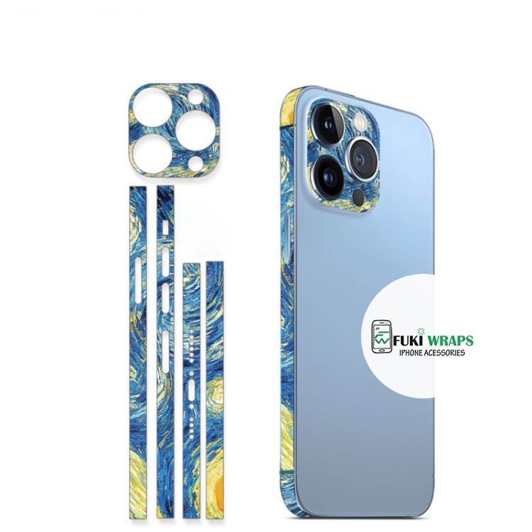 Combo 2 Tấm Dán Viền , Camera Họa Tiết Dành cho IP13prm , IP13 , 13Pro , 13Mini  - FukiShop