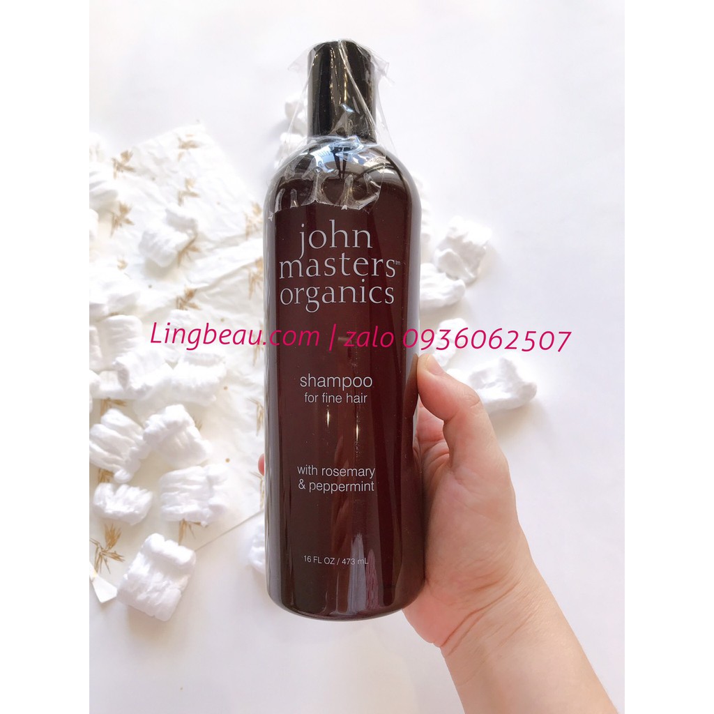 Dầu gội cho tóc mỏng John Masters Organics Shampoo with Rosemary & Peppermint 236ml