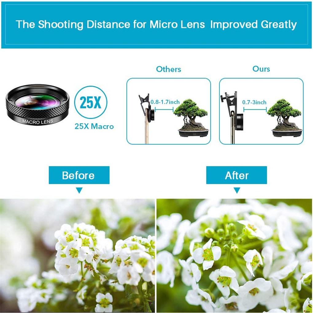 Bộ Lens Apexel 11 Trong 1 Cho Điện Thoại