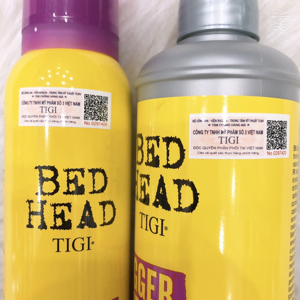 Combor Bộ gội xả tạo độ phồng cho tóc VOLUME BIGGER THE BETTER BED HEAD TIGI ( hàng chính hãng )