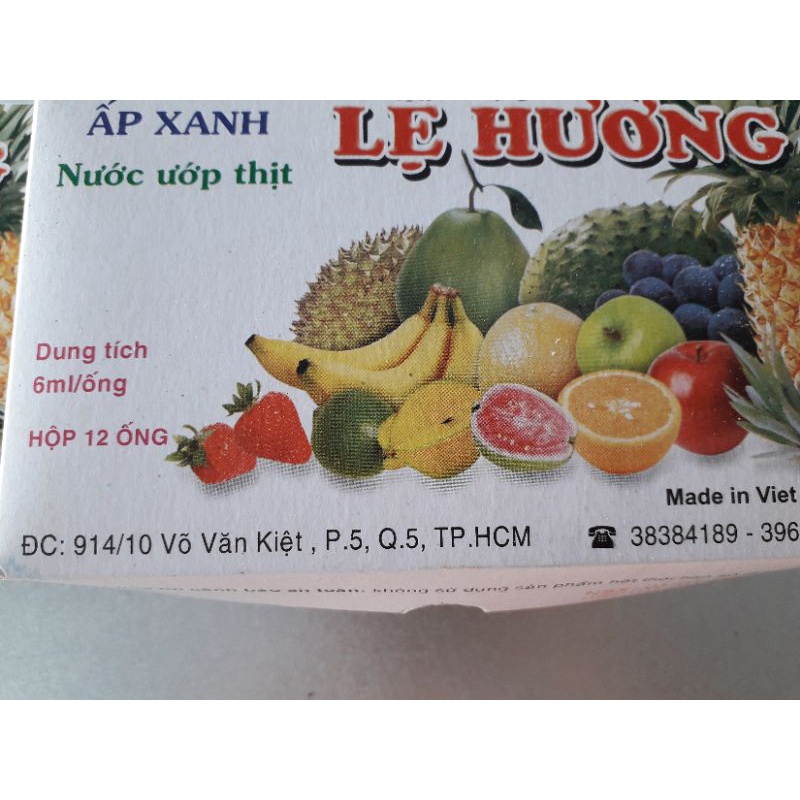 NƯỚC ƯỚP THỊT ẤP XANH LỆ HƯƠNG