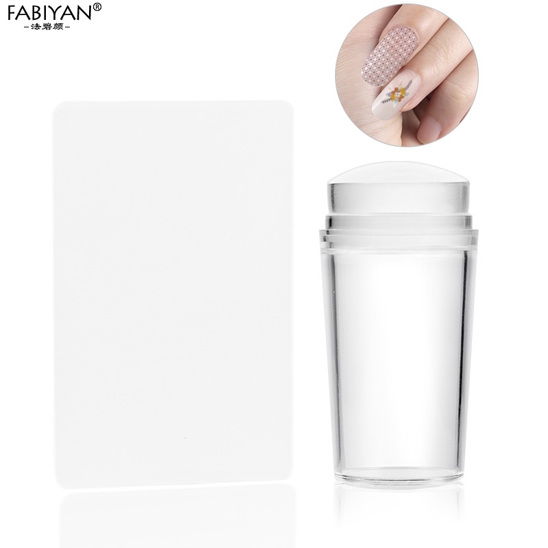Con dấu in móng FABIYAN bằng silicone đầu in nail