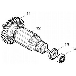 Rotor Lõi Đồng 100% Chuyên Dụng Cho Máy Mài Góc Makita - Hợp Kim Bền Bỉ