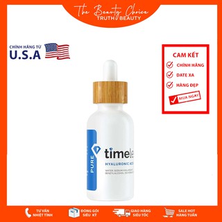Serum cấp nước Timeless Hyaluronic Acid 100% Pure (30mL)