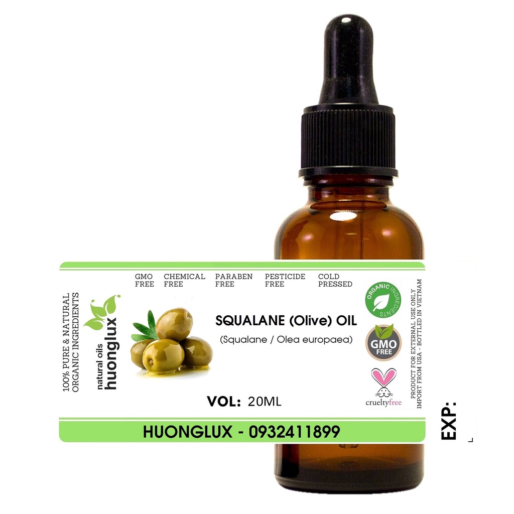 Organic dầu Squalane oil hữu cơ (Olive) | WebRaoVat - webraovat.net.vn