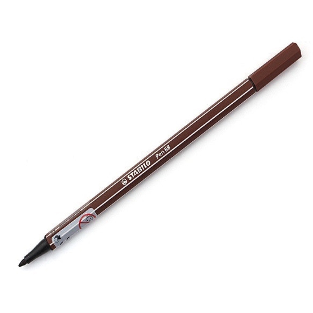 Combo 4 bút lông màu Stabilo Pen 68 Marker – 1.0mm – Brown Colors