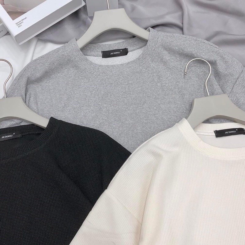 Set bộ áo thun quần đùi nam nữ polo trơn basic chất xốp tổ ong mềm mát form suông rộng phong cách Hàn Quốc unisex MStore