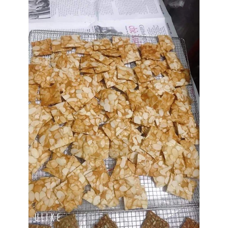 Bánh ngói hạnh nhân chuẩn 100% ăn kiêng Keto/Das/Lowcarb, người tiểu đường. Giá 140k/200 gram