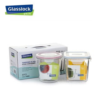 Bộ 2 Hộp Thủy Tinh Glasslock GL44 (720 + 920 ml)